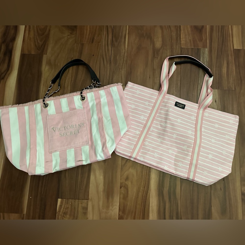 Victoria’s Secret bags.